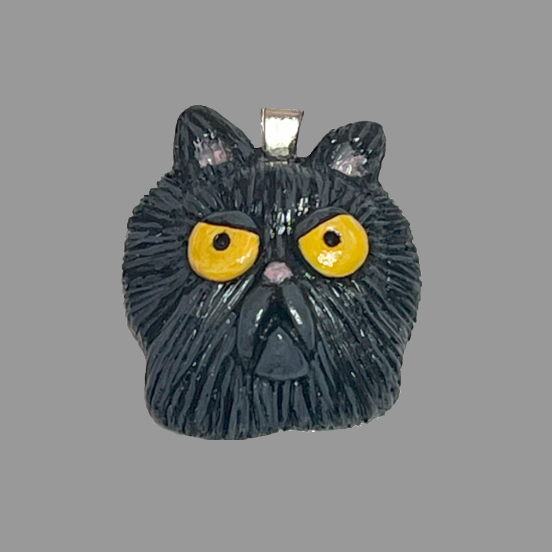 Black Kitty Pendant