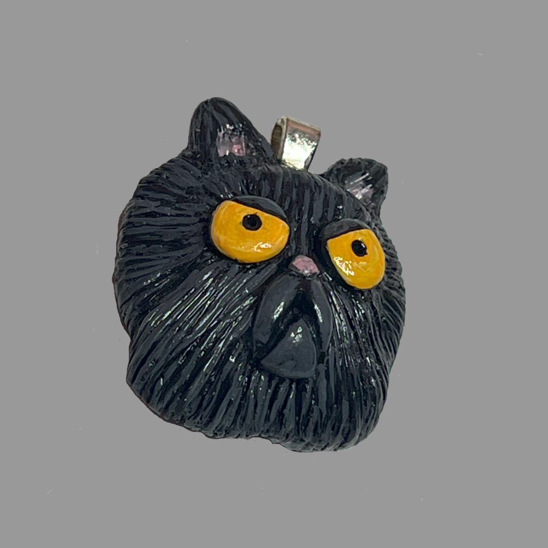 Black Kitty Pendant