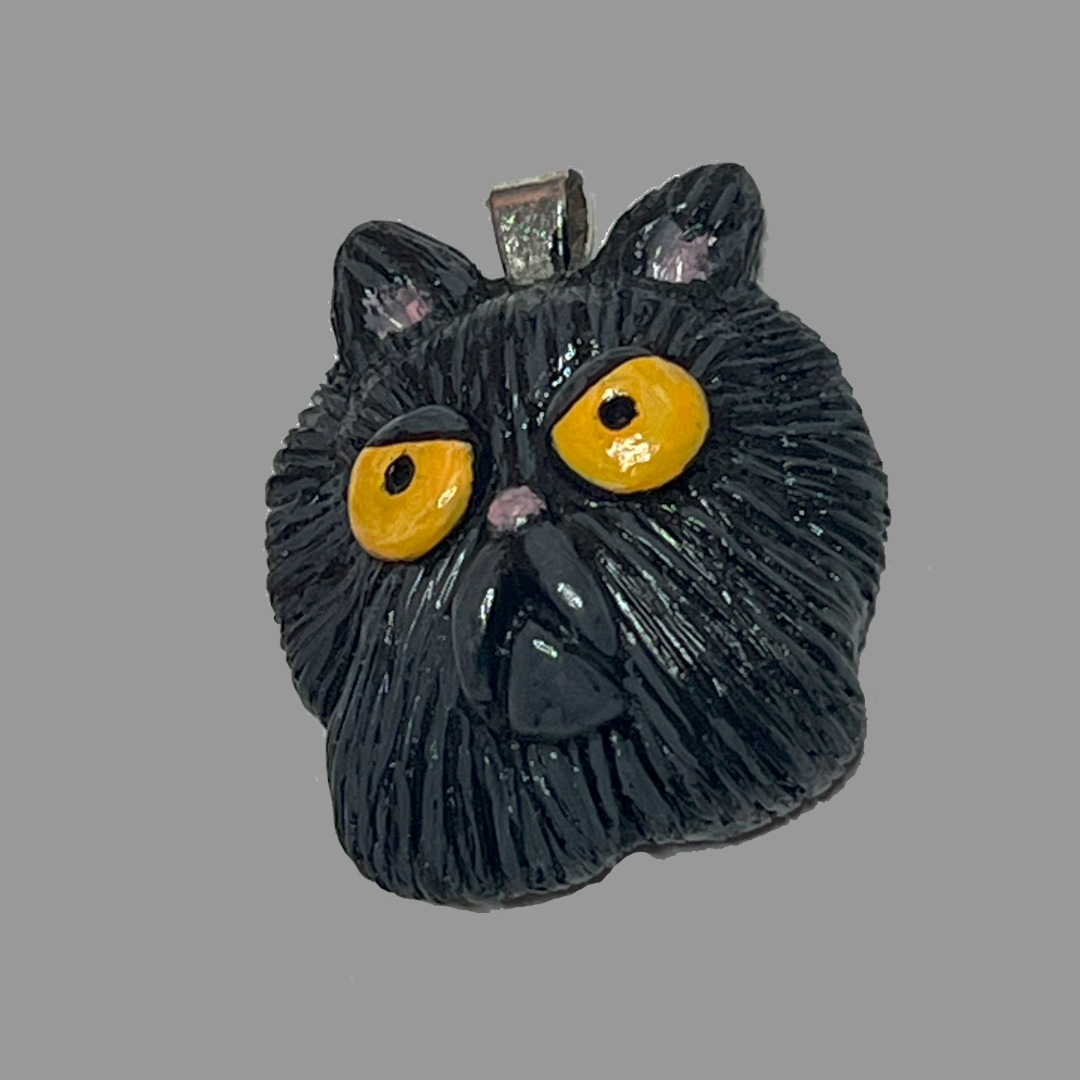 Black Kitty Pendant